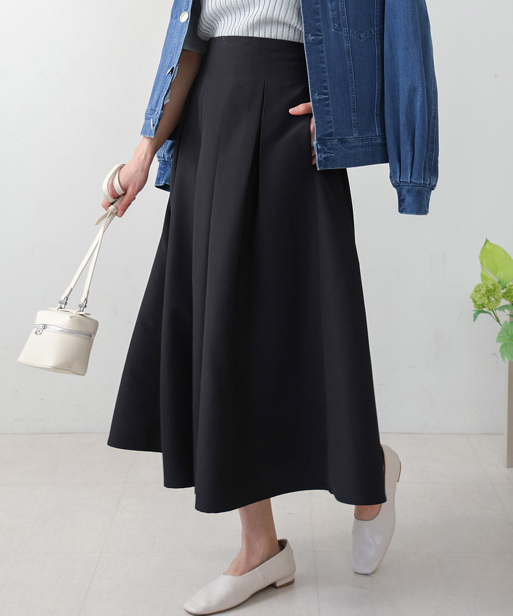 ソフトラグランタックフレアスカート