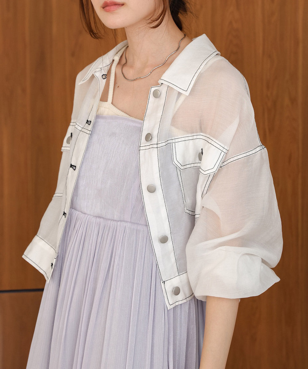 シアーシャツブルゾン