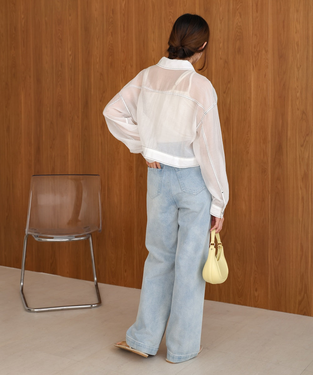 シアーシャツブルゾン