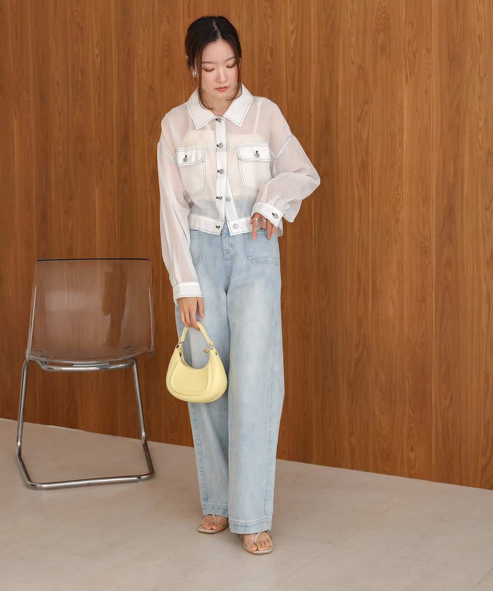 シアーシャツブルゾン