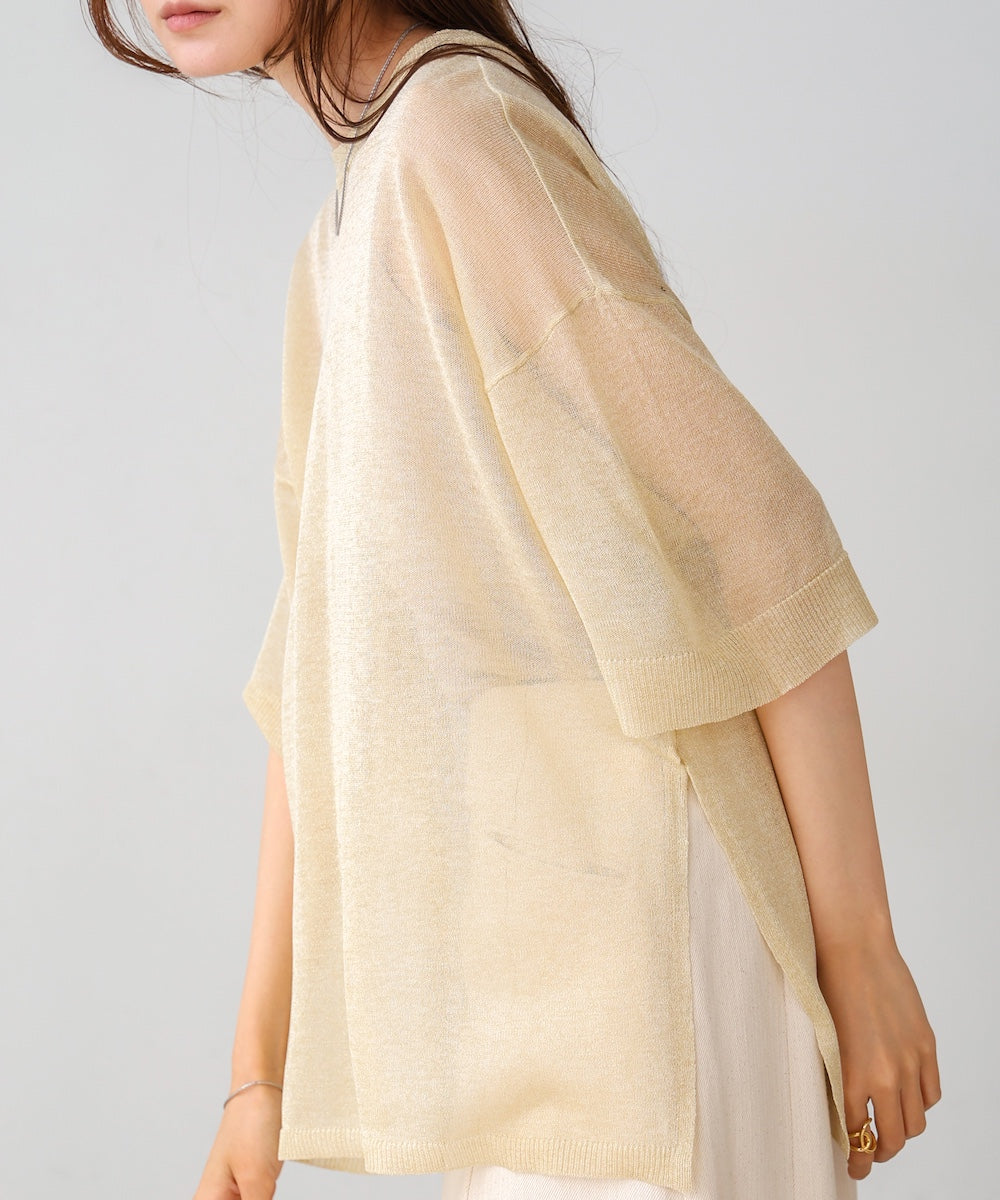 シアーラメニットプルオーバー