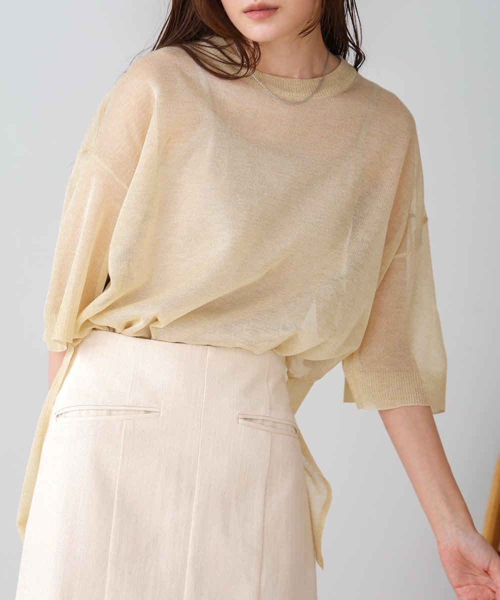 シアーラメニットプルオーバー