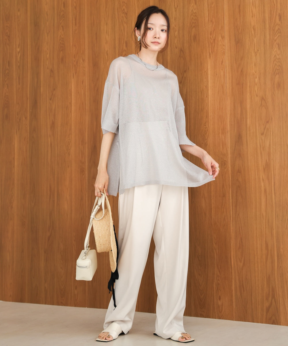 シアーラメニットプルオーバー