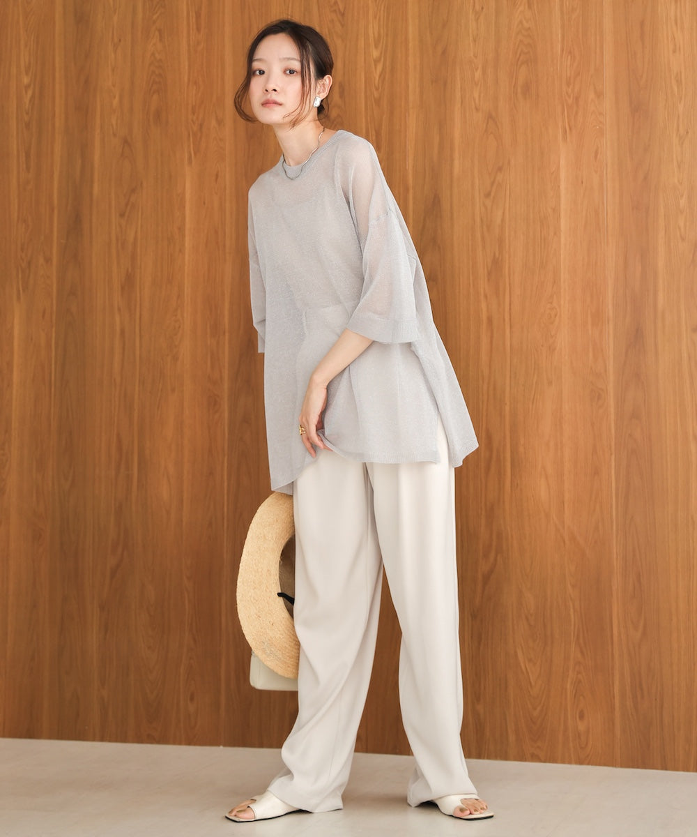 シアーラメニットプルオーバー