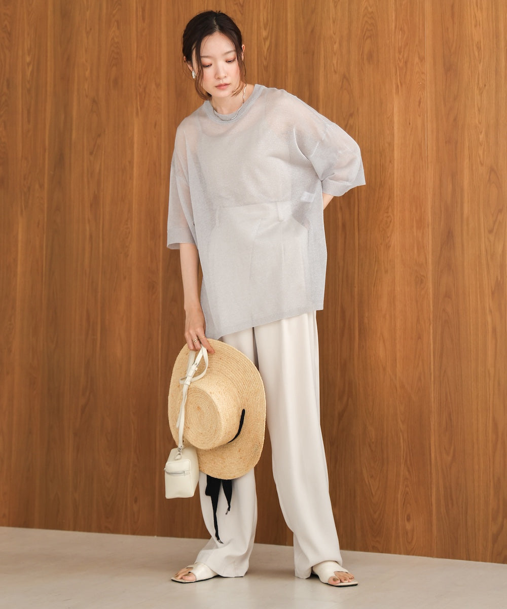 シアーラメニットプルオーバー