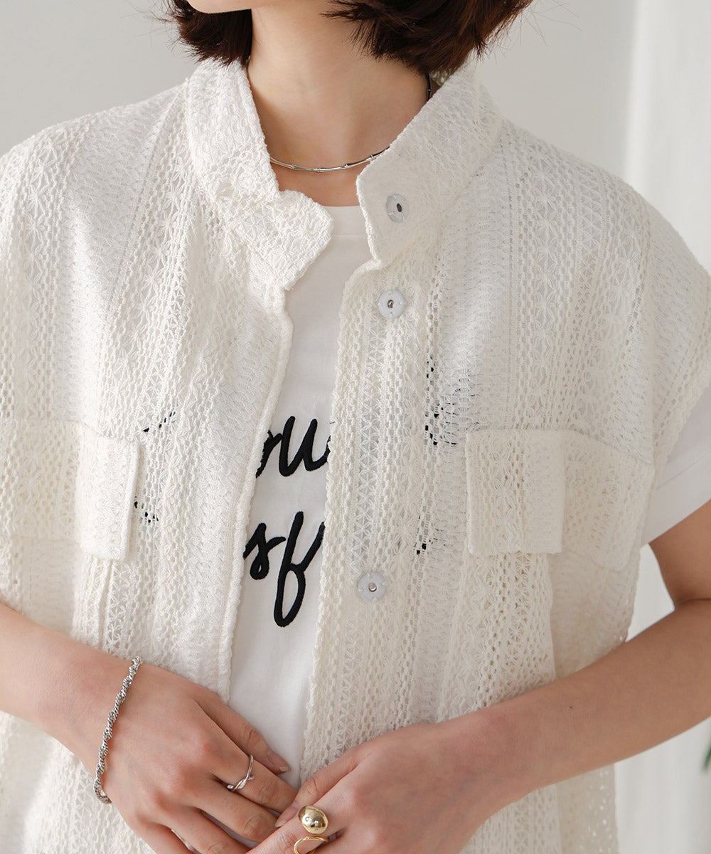 ラッセルレースワークベスト