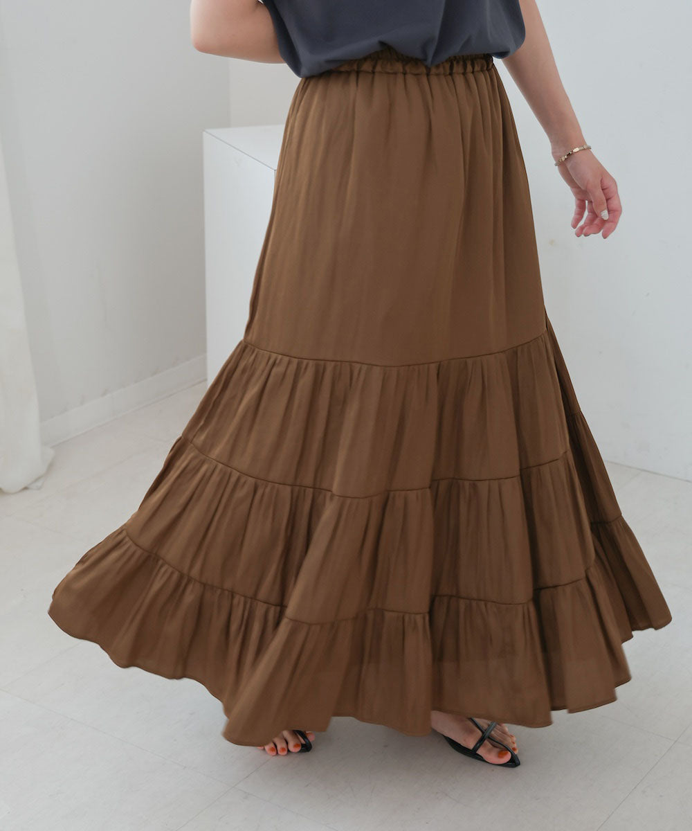 割織ティアードスカート