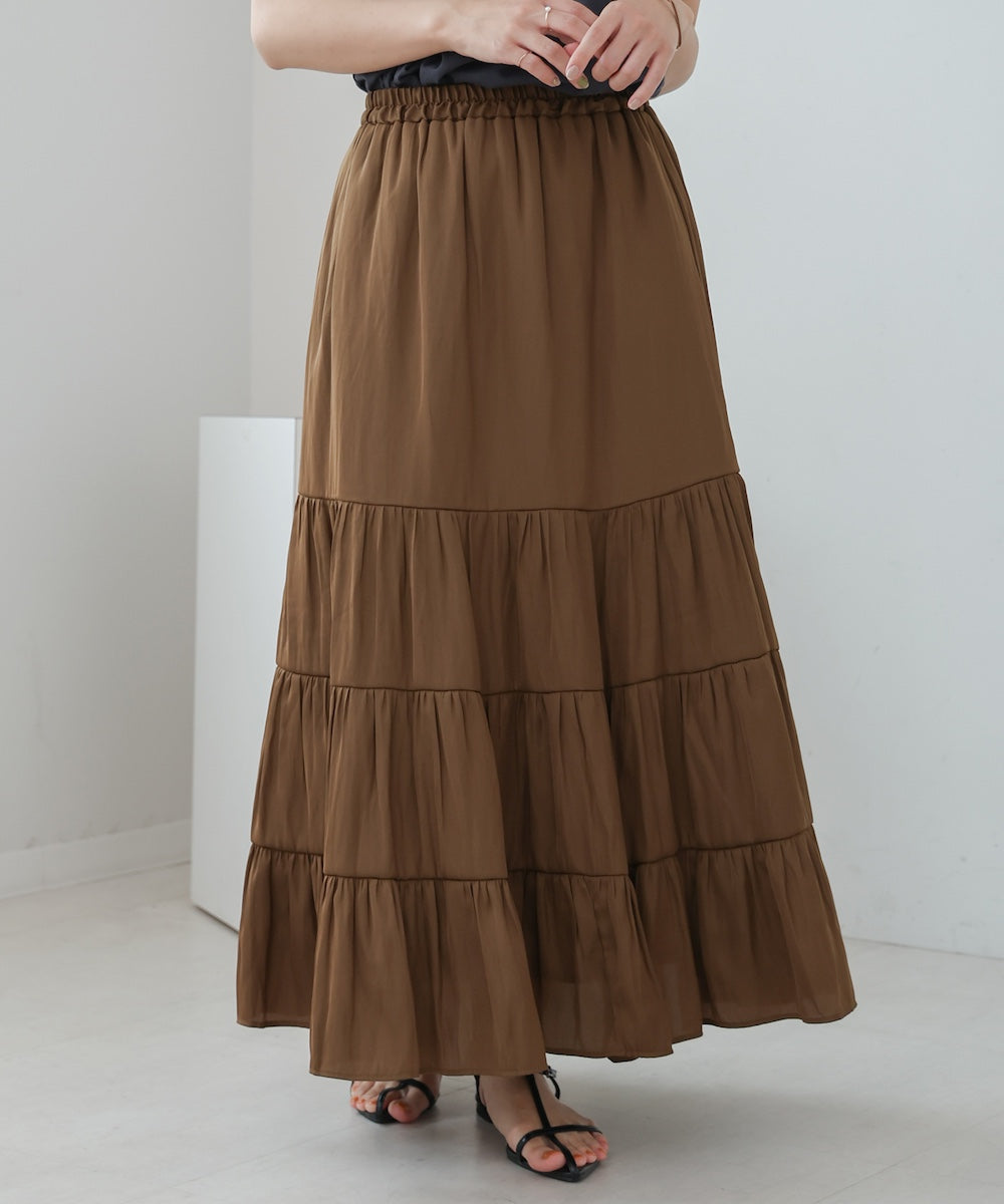 割織ティアードスカート