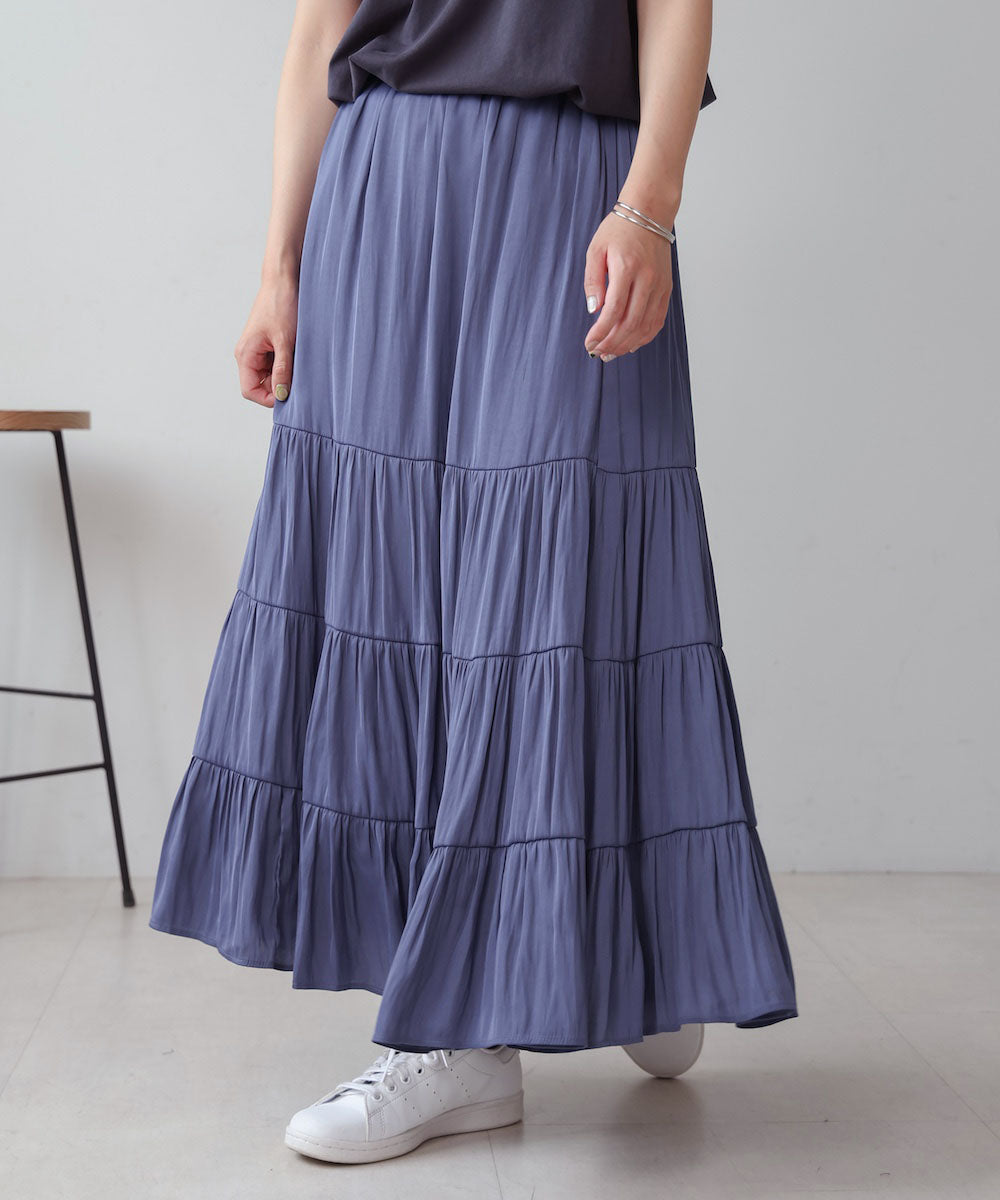 割織ティアードスカート