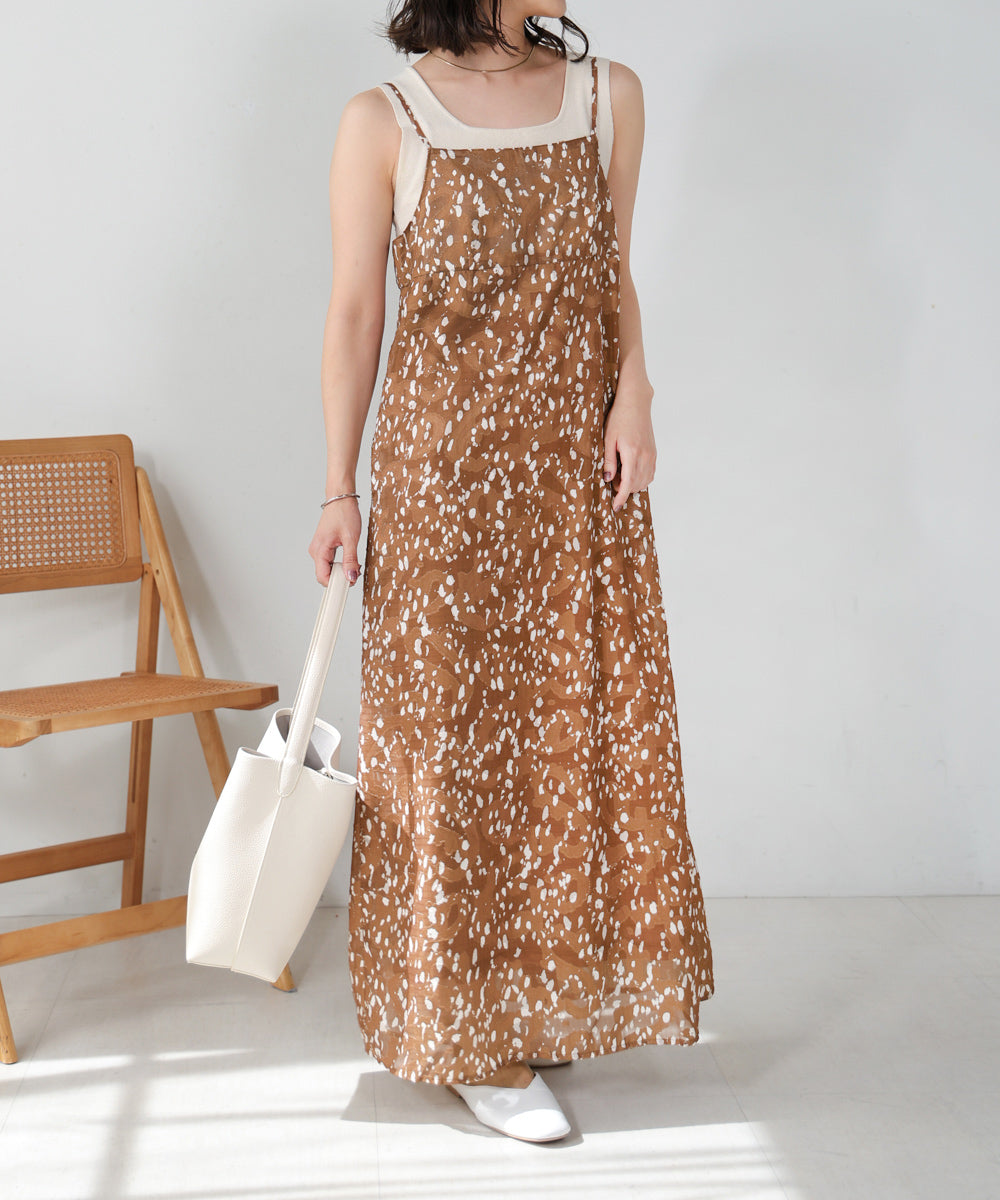 【WEB限定】ダルメシアンキャミワンピ