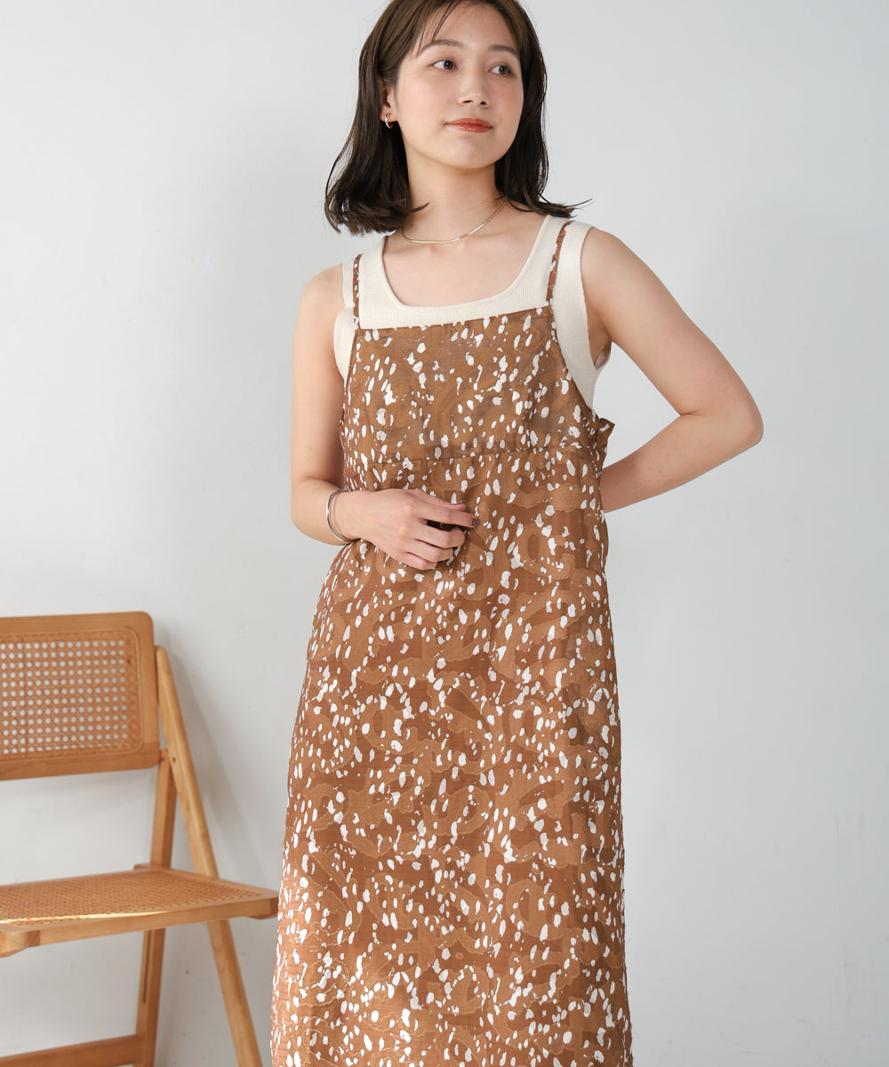 【WEB限定】ダルメシアンキャミワンピ