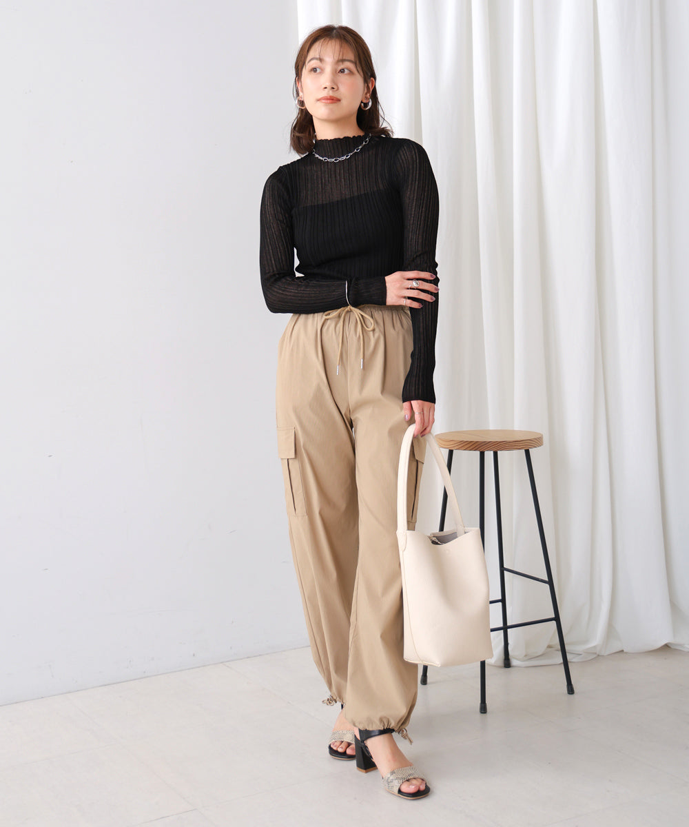 【WEB限定】シアーヤーンリボボトルプルオーバー