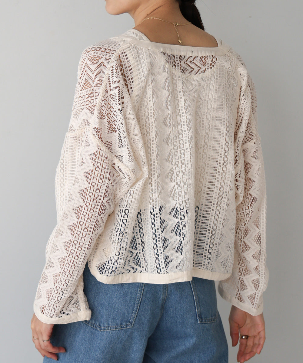 【WEB限定】レースカーデ&タンクセット