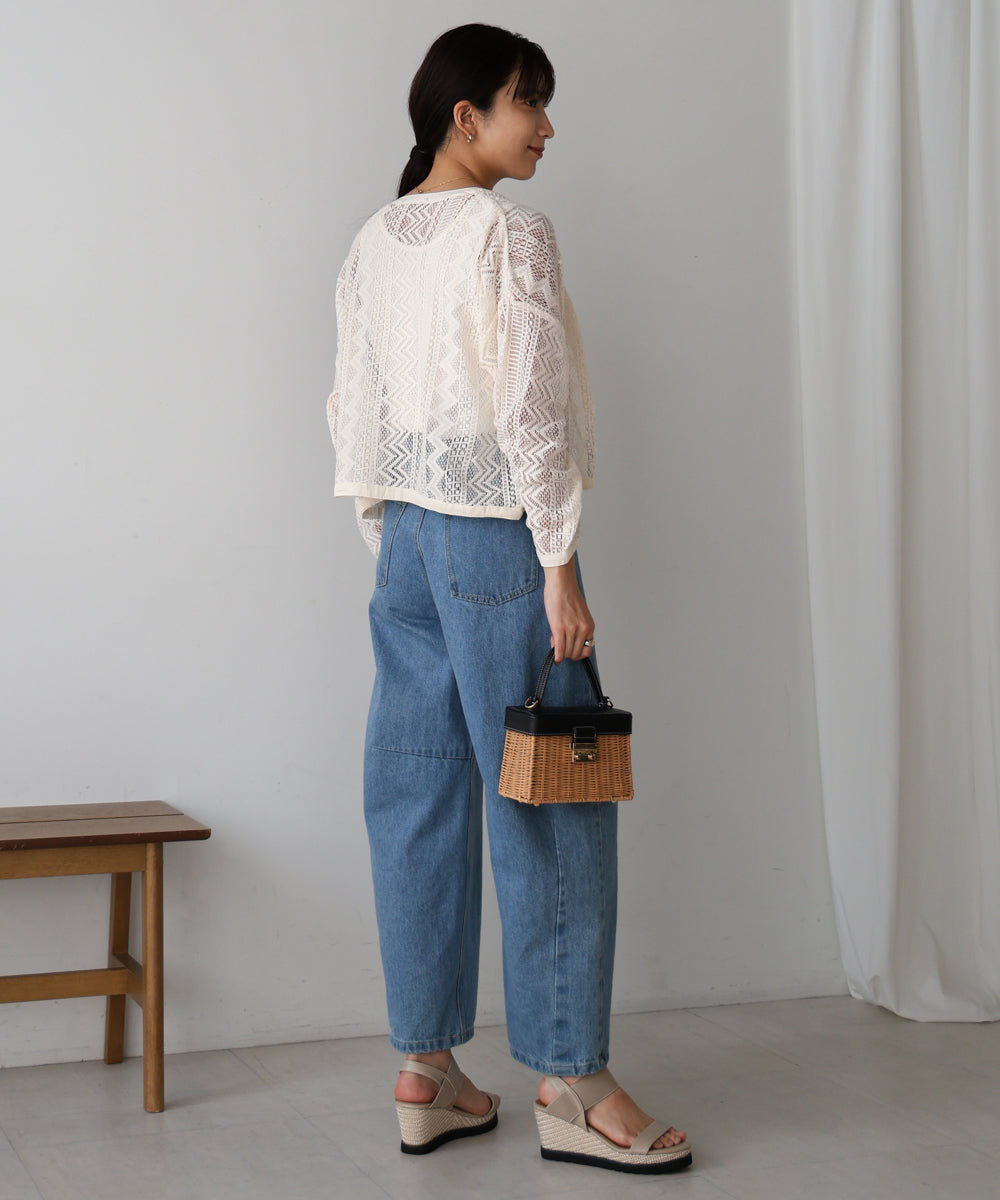 【WEB限定】レースカーデ&タンクセット