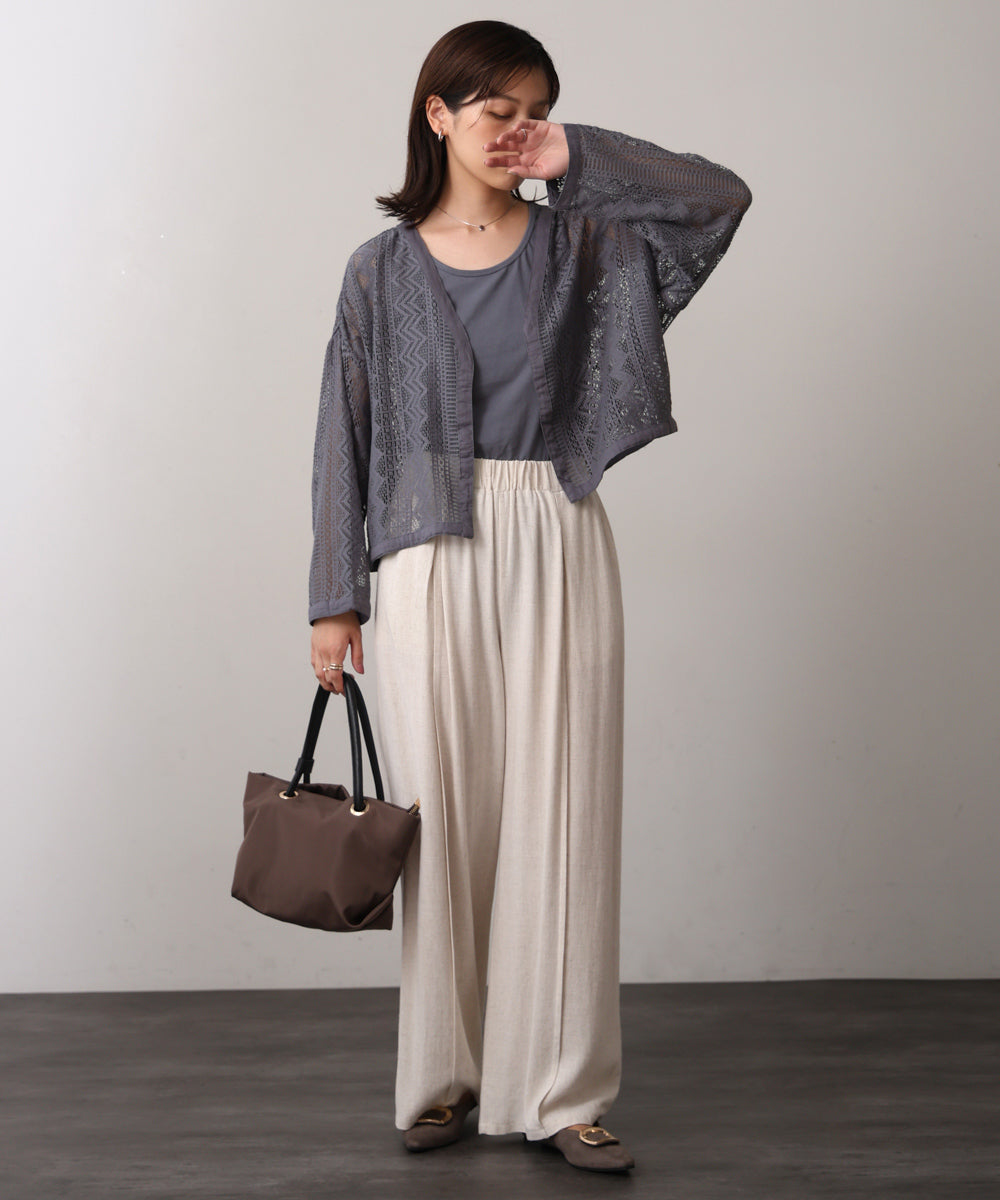 【WEB限定】レースカーデ&タンクセット