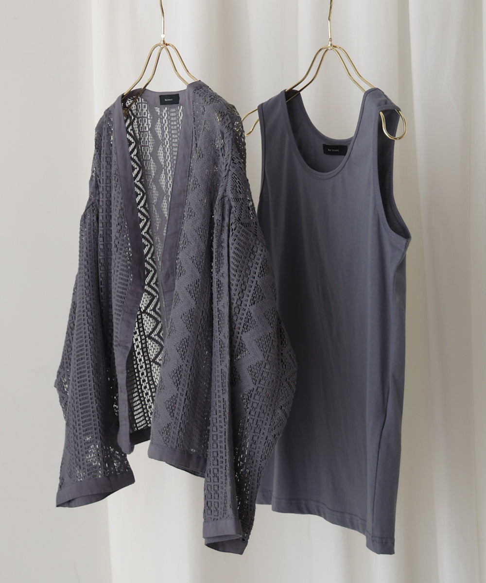 【WEB限定】レースカーデ&タンクセット