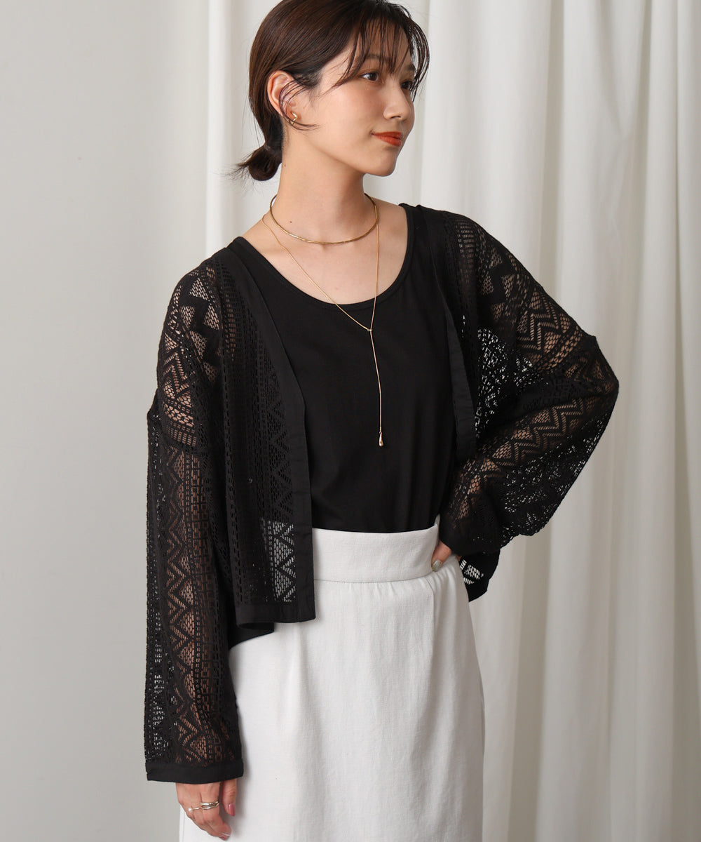 【WEB限定】レースカーデ&タンクセット