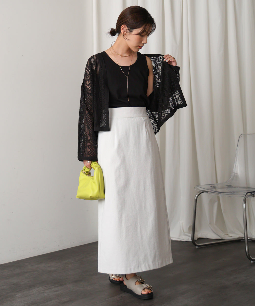 【WEB限定】レースカーデ&タンクセット