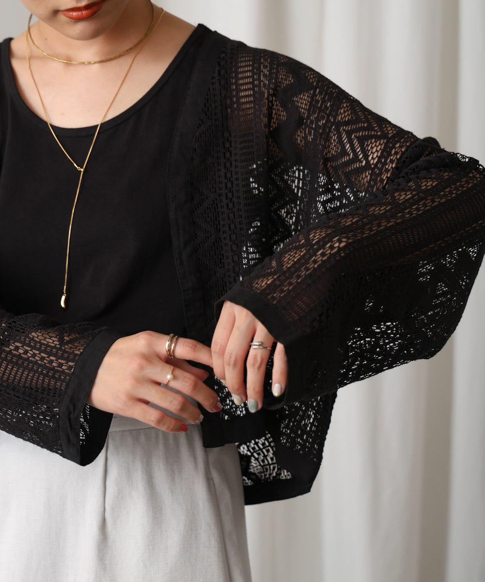 【WEB限定】レースカーデ&タンクセット