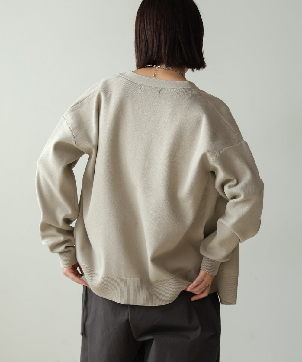 超軽量ロゴZIPカーディガン