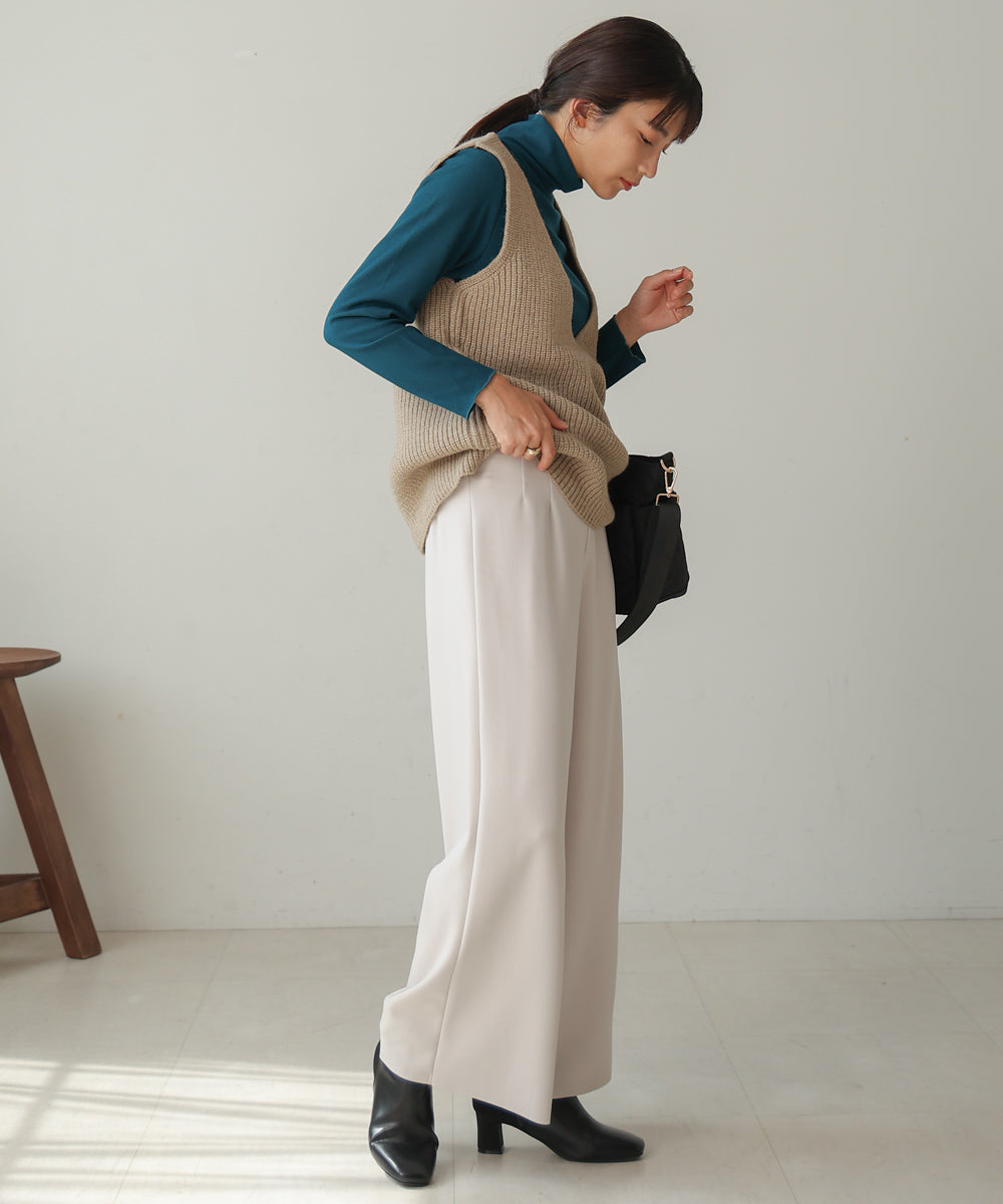 アクアストレートワイドパンツ