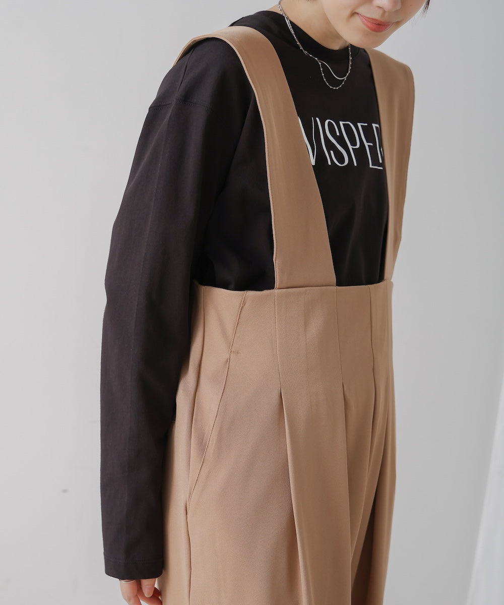 【WEB限定】ハイウエストサロペット