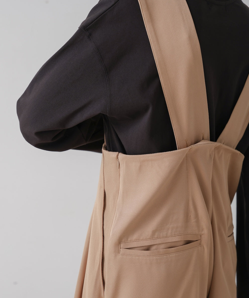 【WEB限定】ハイウエストサロペット