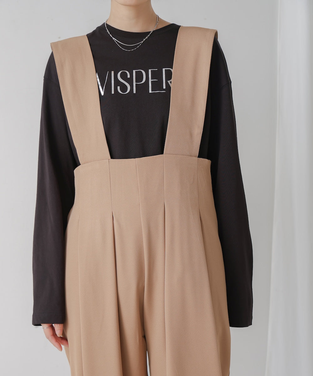 【WEB限定】ハイウエストサロペット