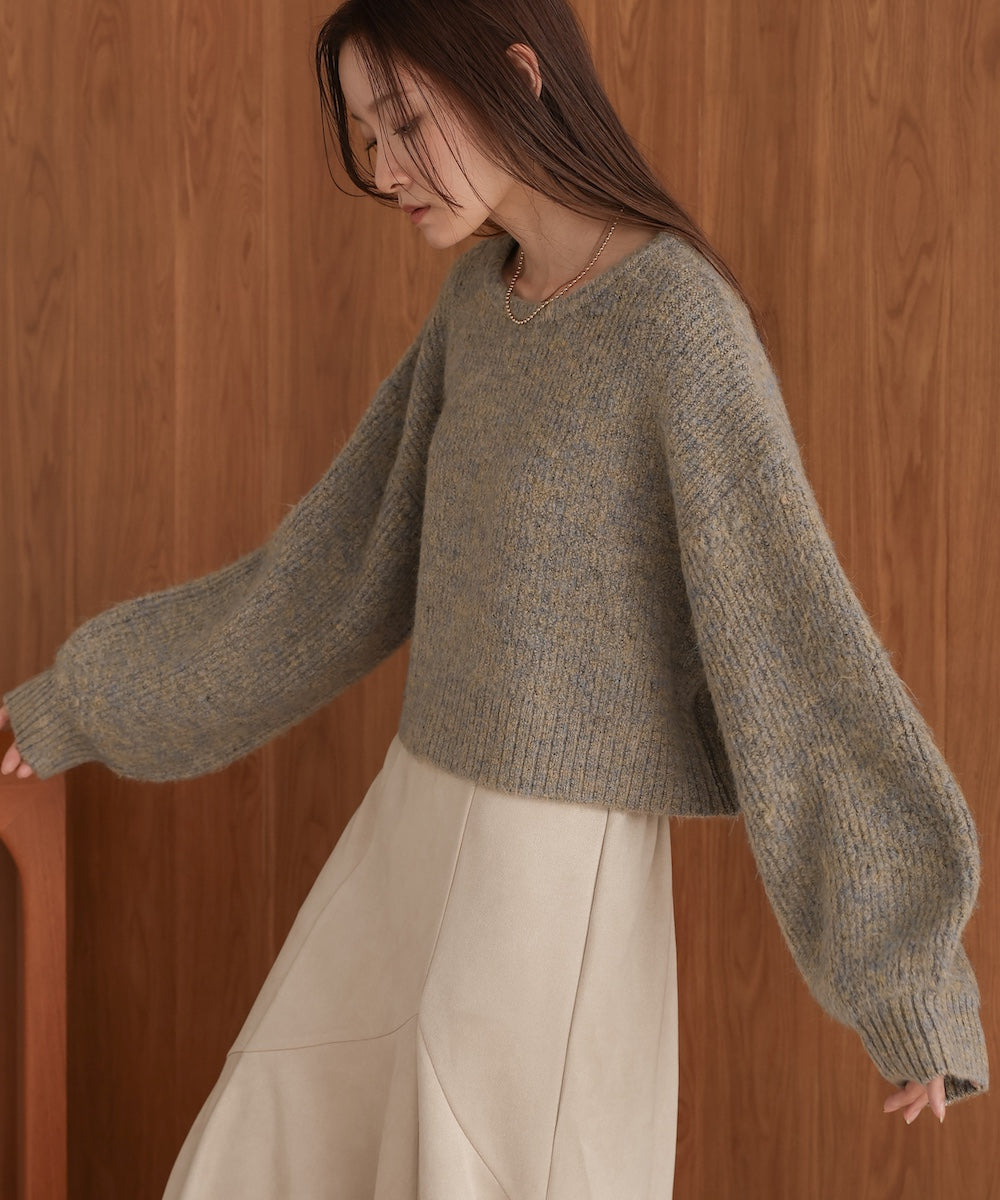 ミックスシャギープルオーバー