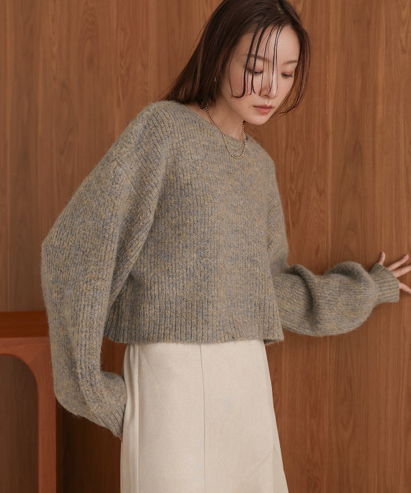 ミックスシャギープルオーバー