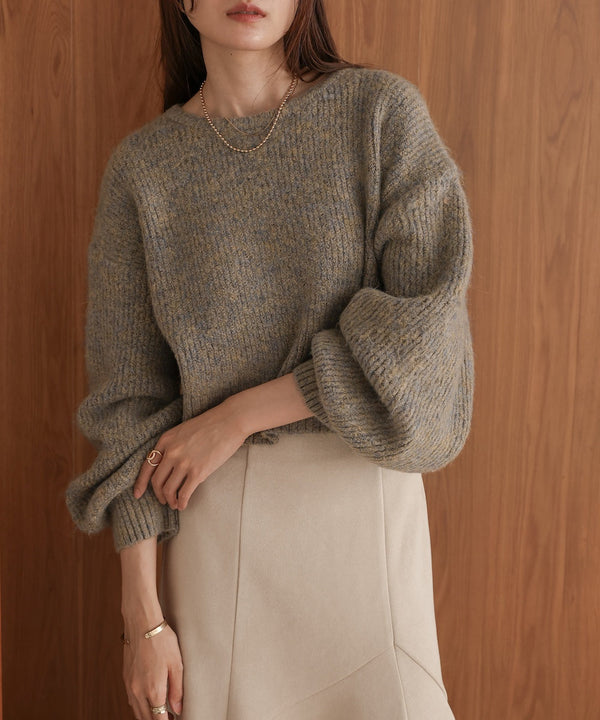 ミックスシャギープルオーバー