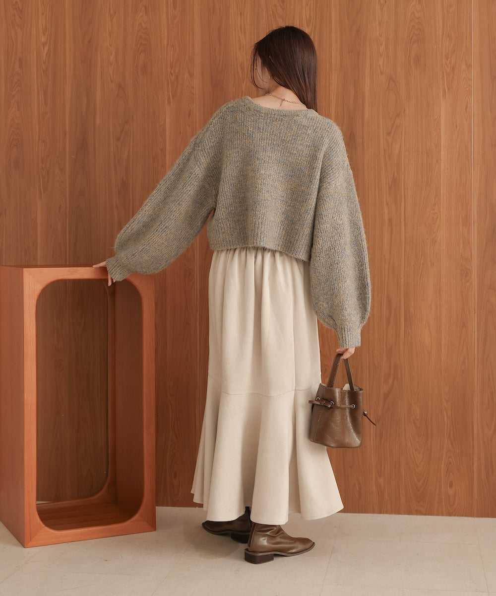 ミックスシャギープルオーバー