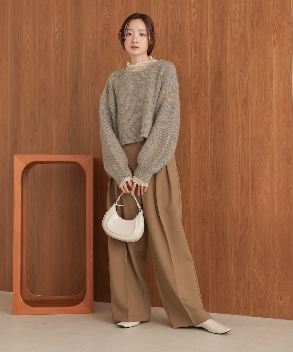 ミックスシャギープルオーバー