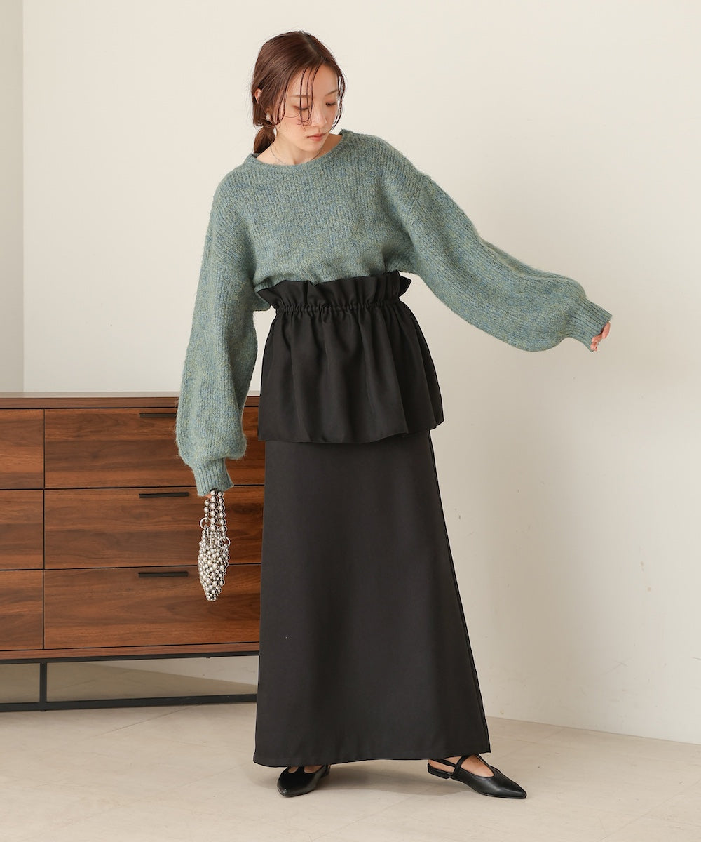 ミックスシャギープルオーバー