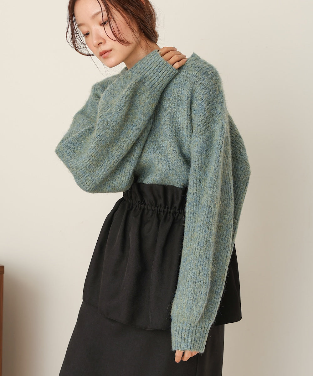 ミックスシャギープルオーバー