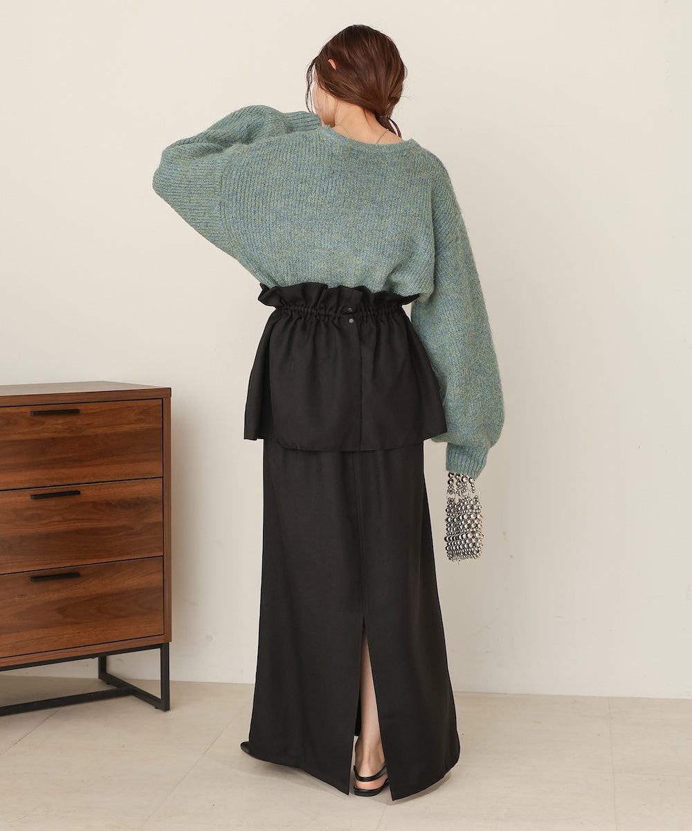 ミックスシャギープルオーバー