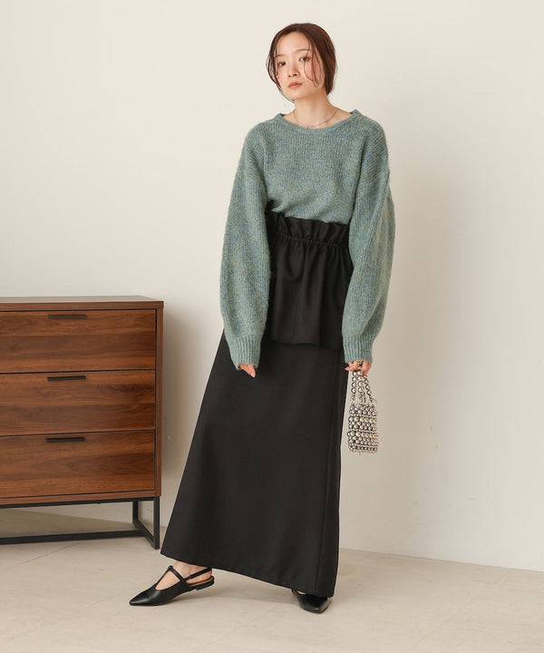 ミックスシャギープルオーバー