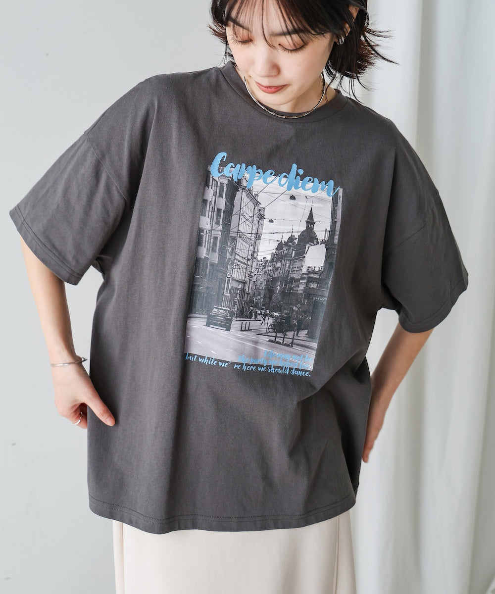 【WEB限定】タウンフォトカラーロゴTシャツ