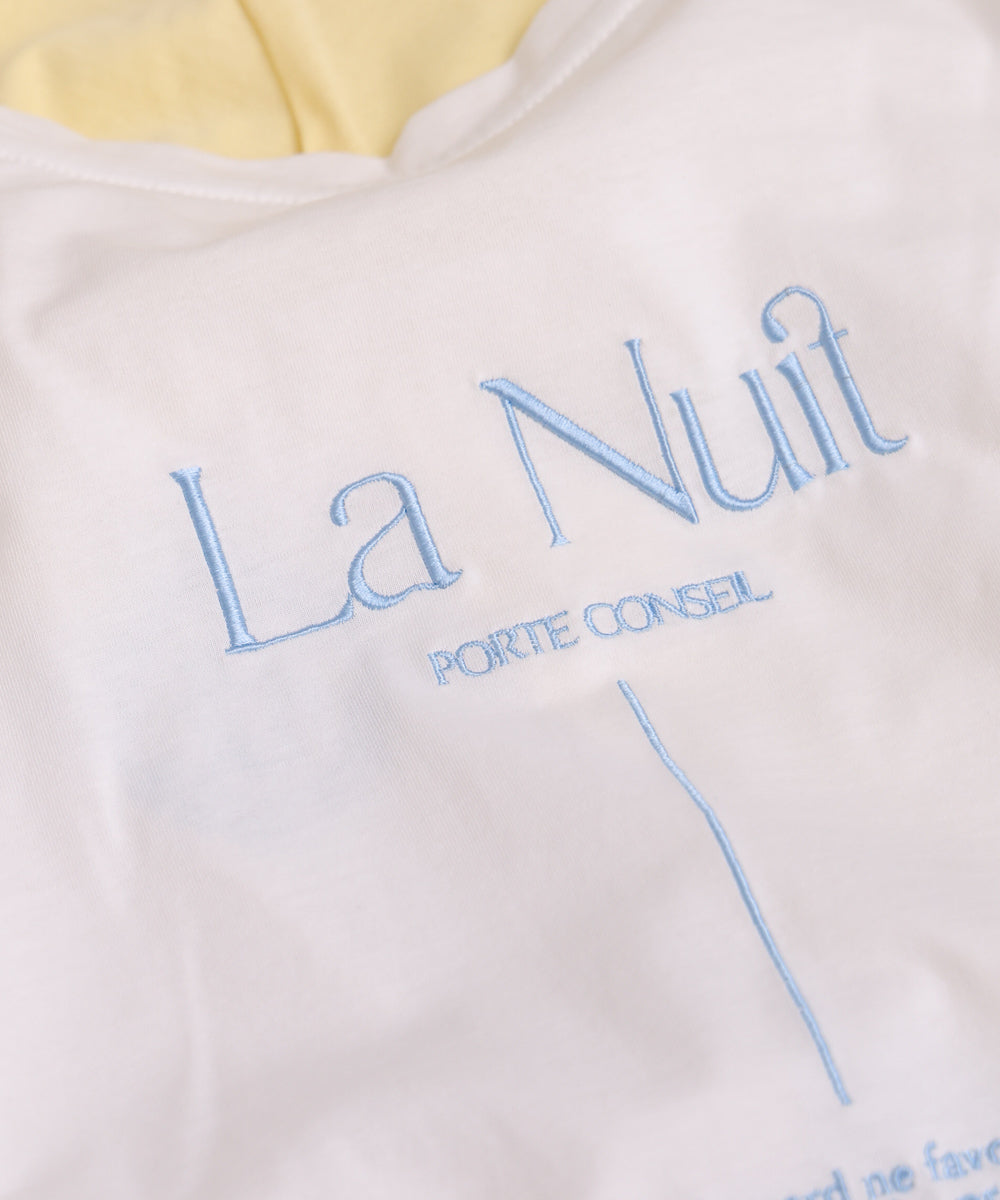 バックロゴ刺繍Tシャツ