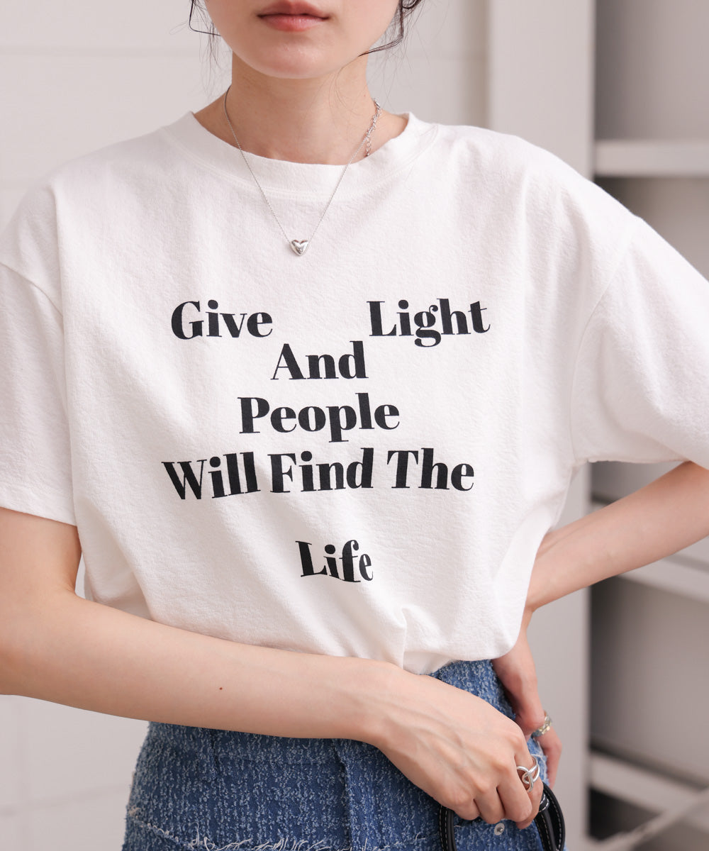 ドライタッチロゴTシャツ