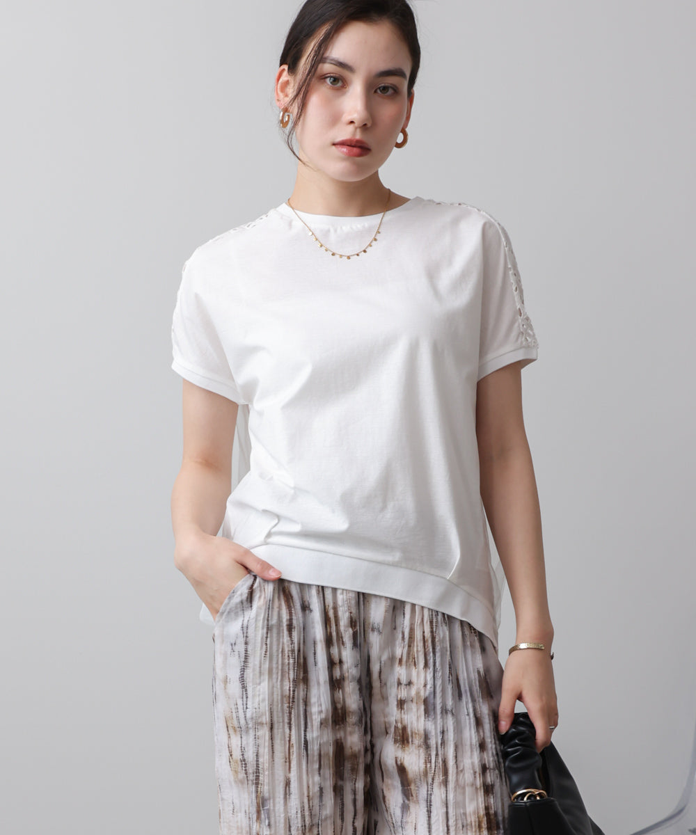 レースドッキングプルオーバー