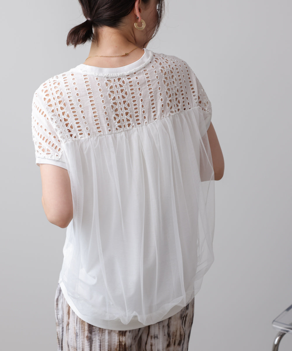 レースドッキングプルオーバー