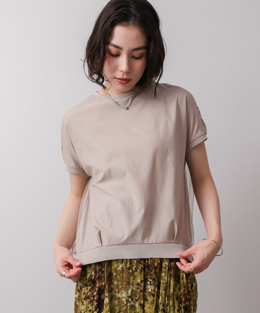 レースドッキングプルオーバー