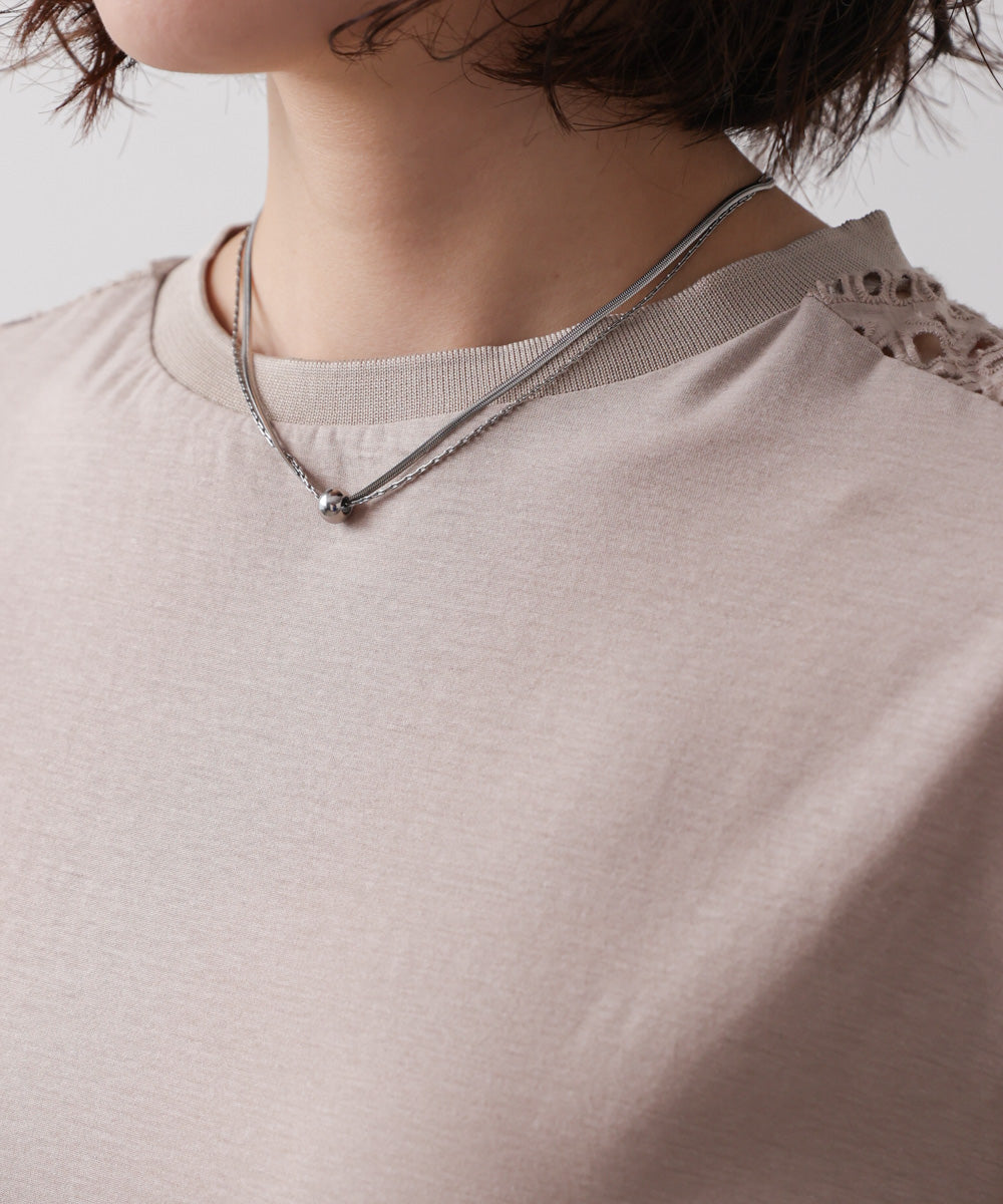 レースドッキングプルオーバー