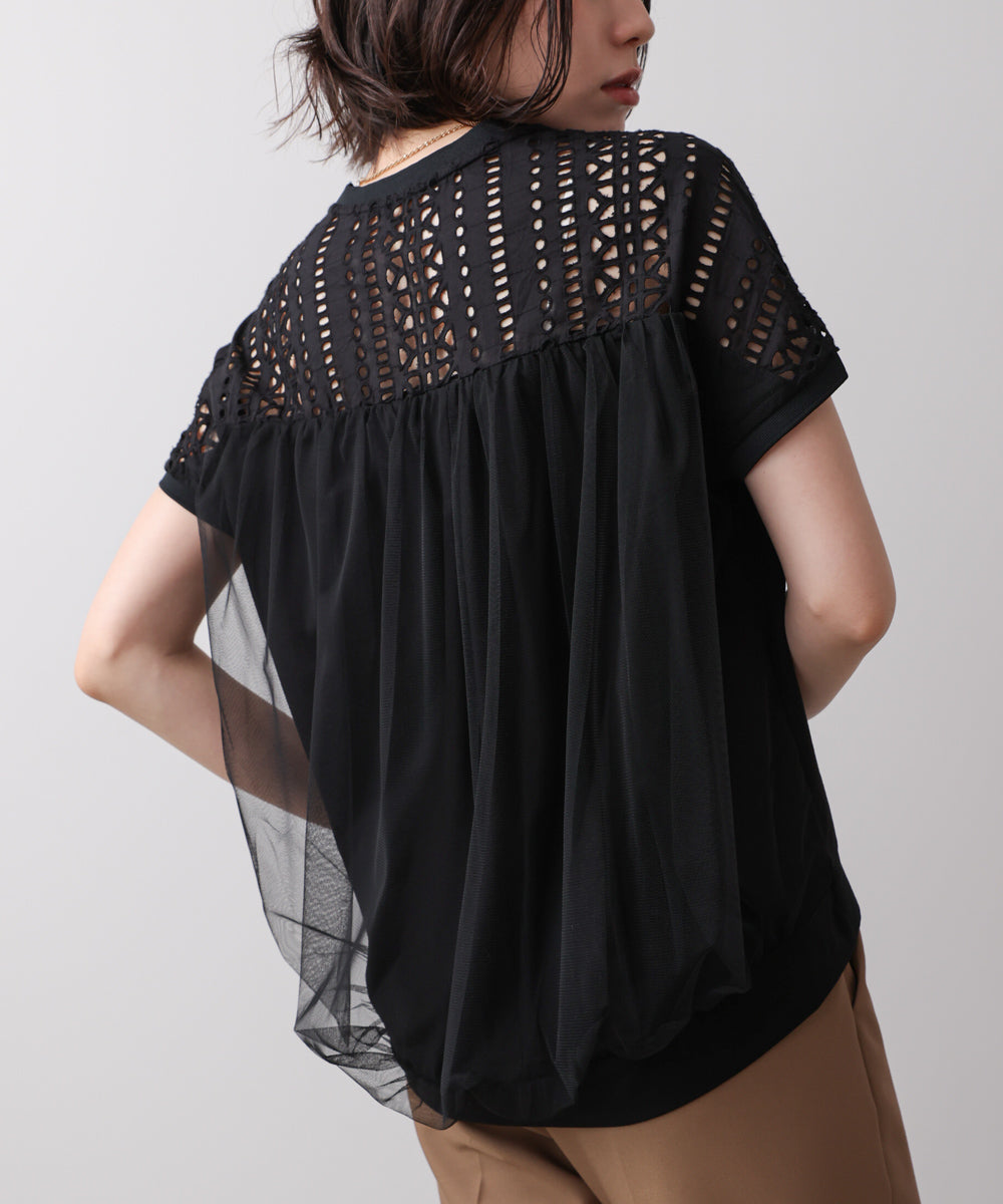 レースドッキングプルオーバー