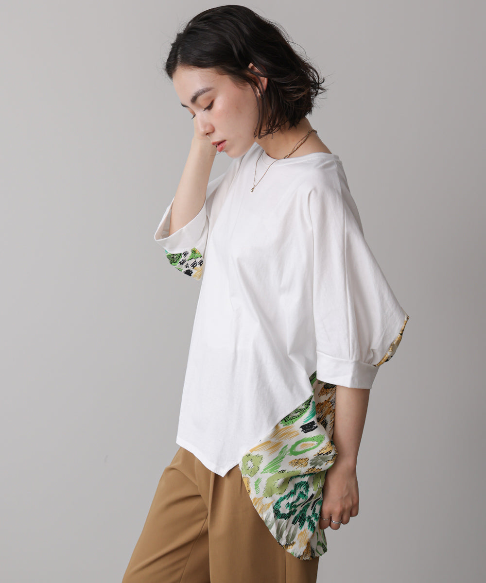 プリントドッキングプルオーバー