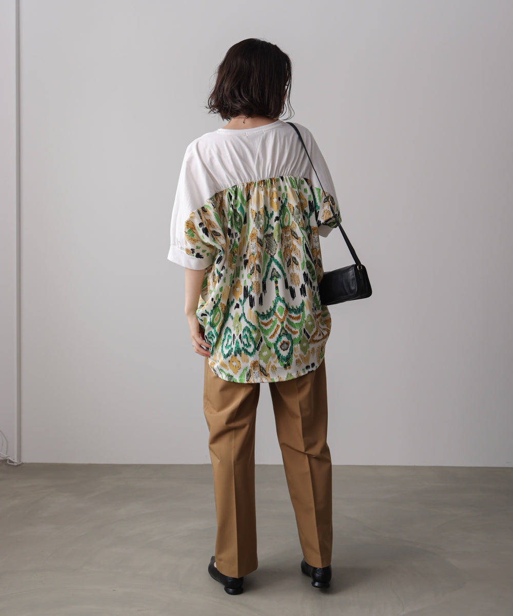 プリントドッキングプルオーバー