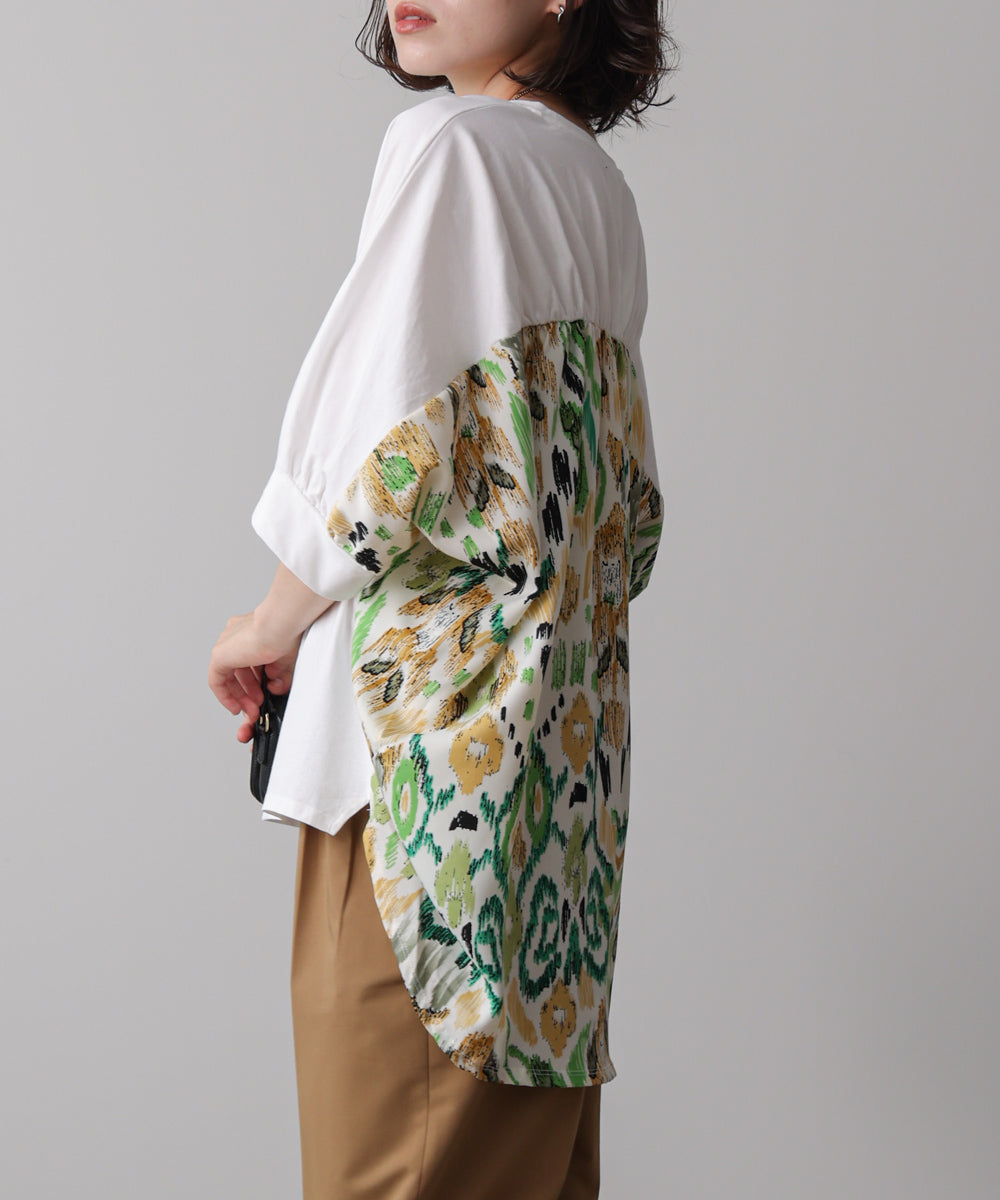 プリントドッキングプルオーバー