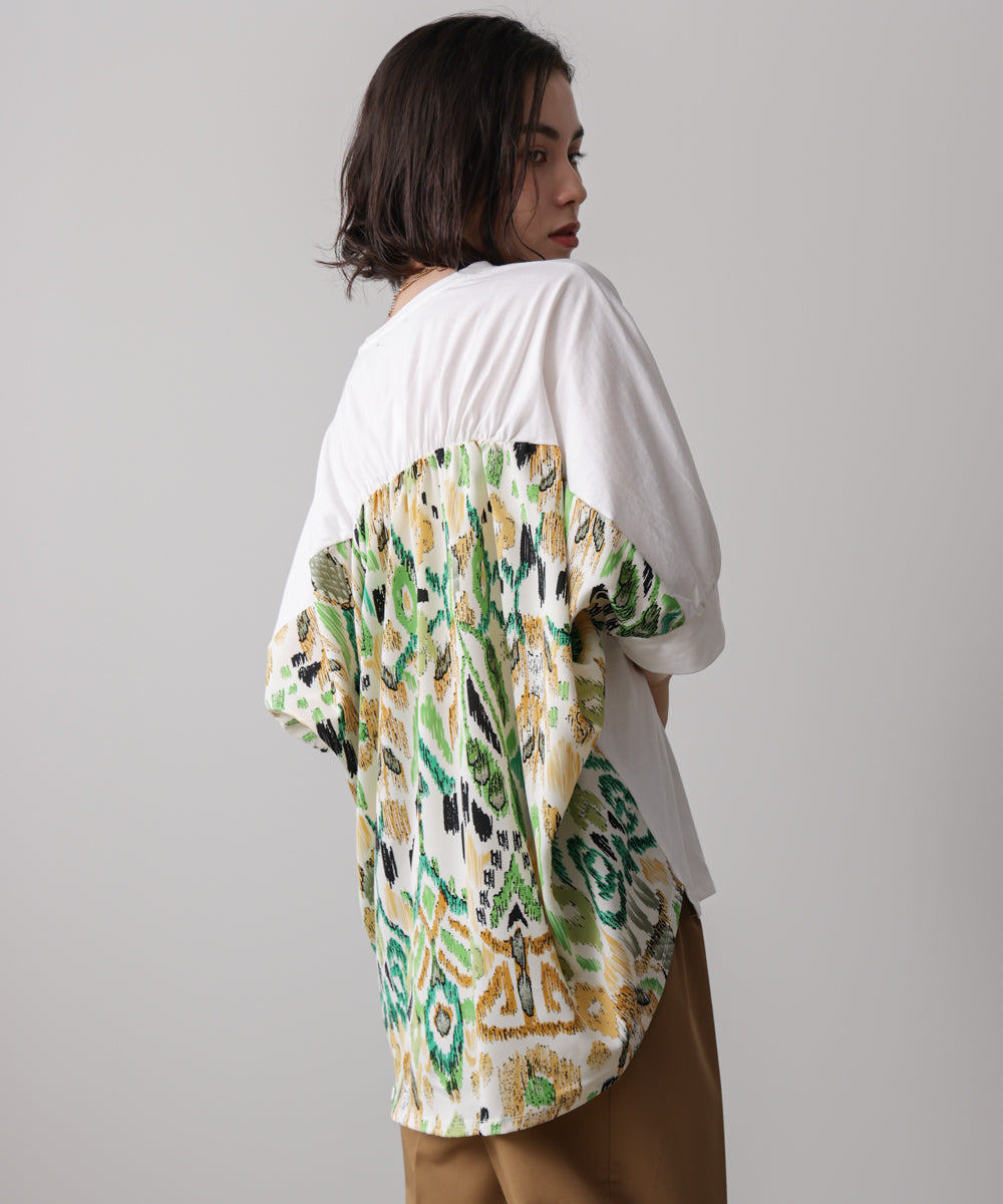 プリントドッキングプルオーバー