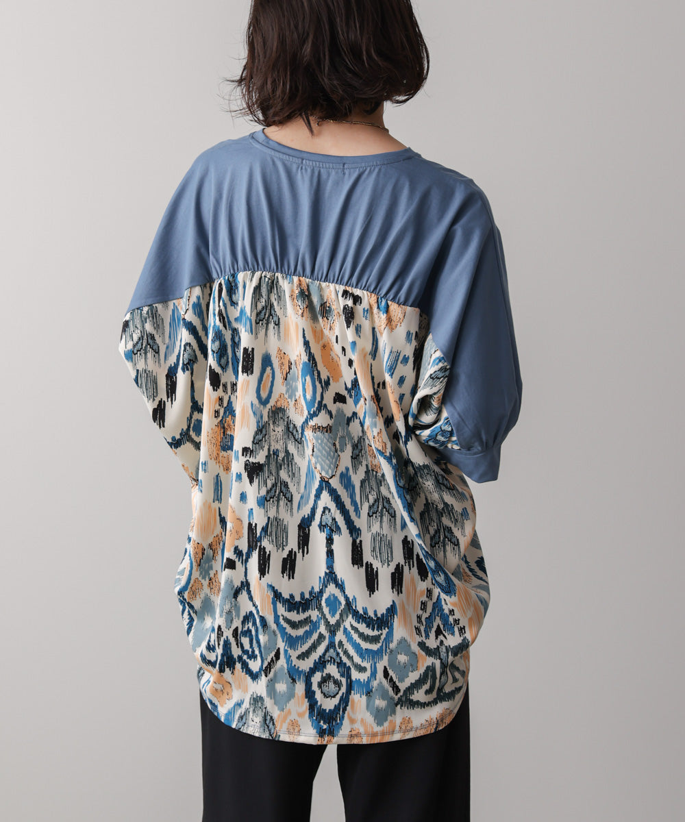 プリントドッキングプルオーバー